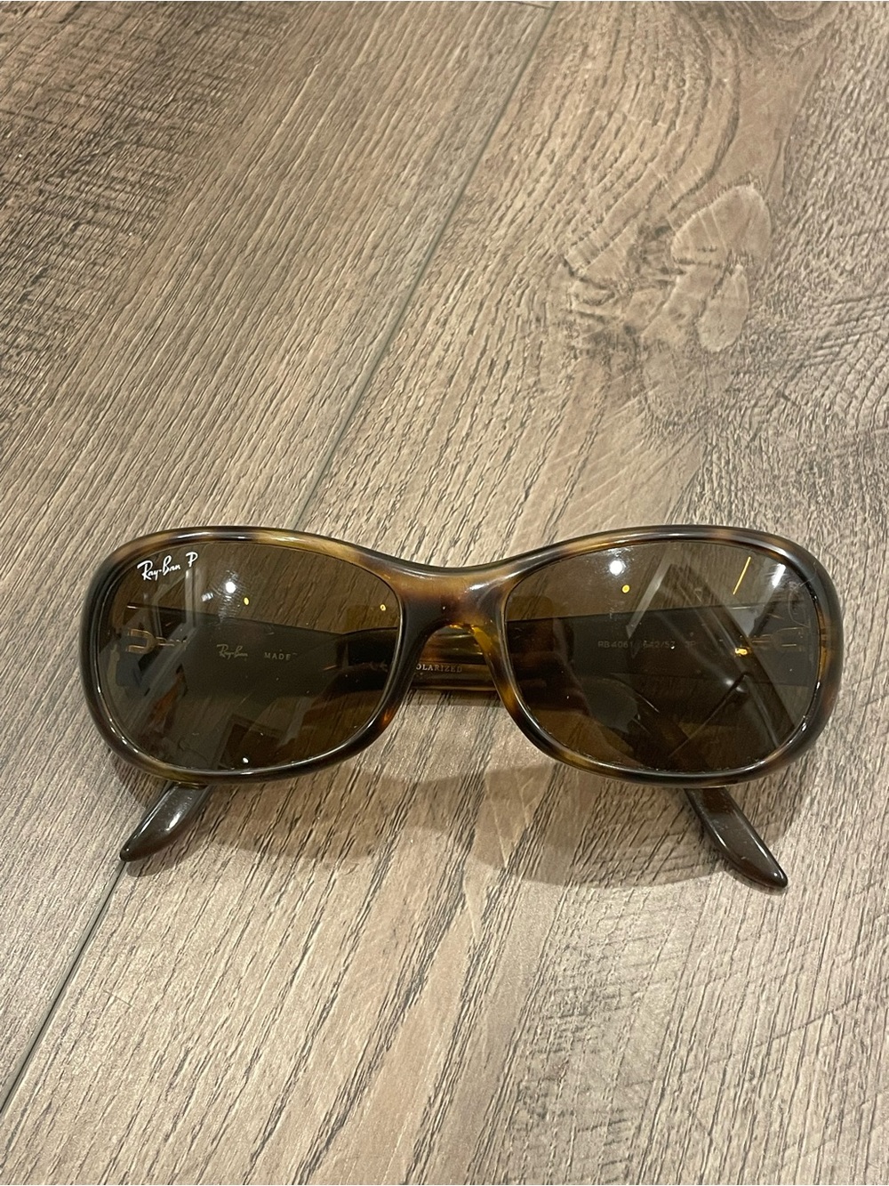 Ray-Ban Women's Brown Tortoiseshell Sunglasses - RB 4061 *Prescription Lenses*